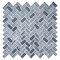 Andova Tiles SAMPLE-Velmo 1 in. x 1.25 in. Glass Mosaic Wall Tile SAM-ANDVEL1015 - alternate 7
